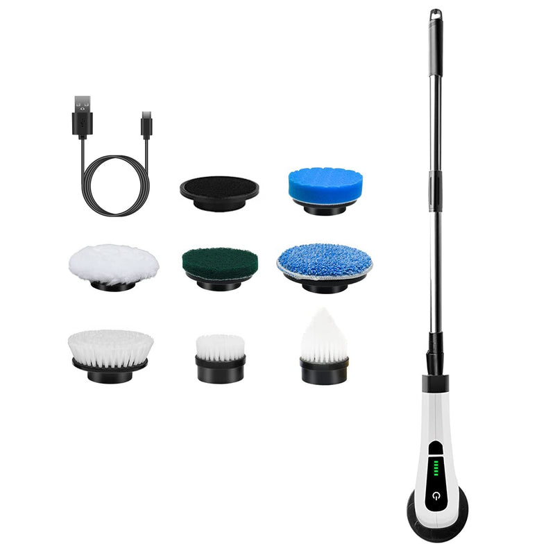 Portable Electric Spin Scrubber – Deep Cleaning for Tub, Floor, and Tiles