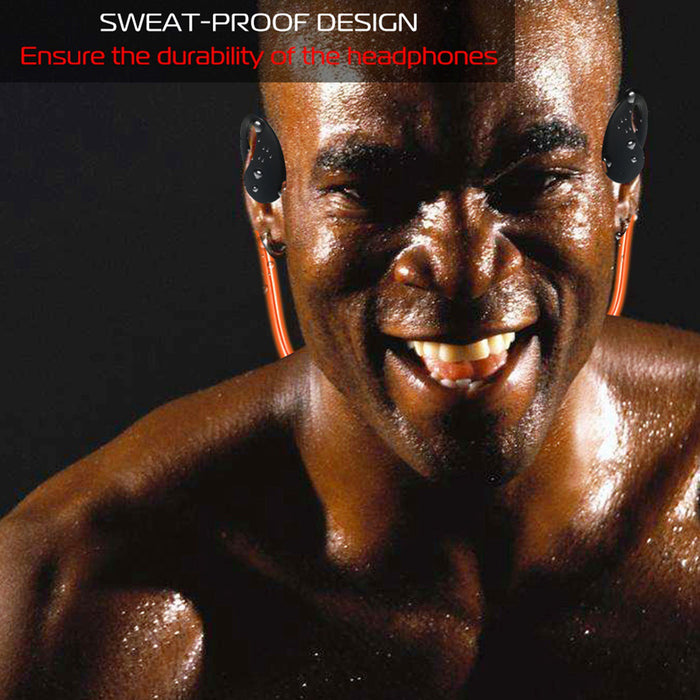 Wireless Sports Headset – HD Stereo, Sweatproof, and 8-Hour Playtime