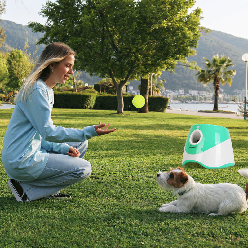 Interactive Dog Ball Launcher - Adjustable Distance
