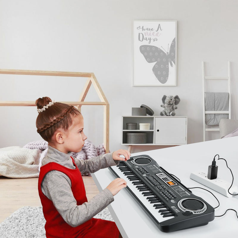 Digital Music Keyboard – 61 Keys for Children's Learning and Beginner Adults