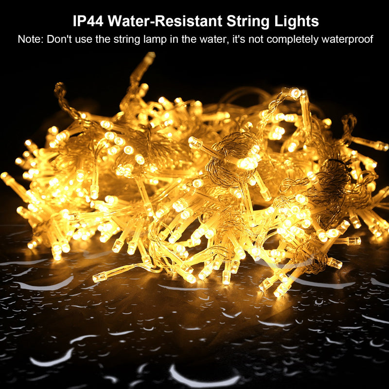 LED Curtain Lights – 3M IP44 Waterproof with 8 Lighting Effects