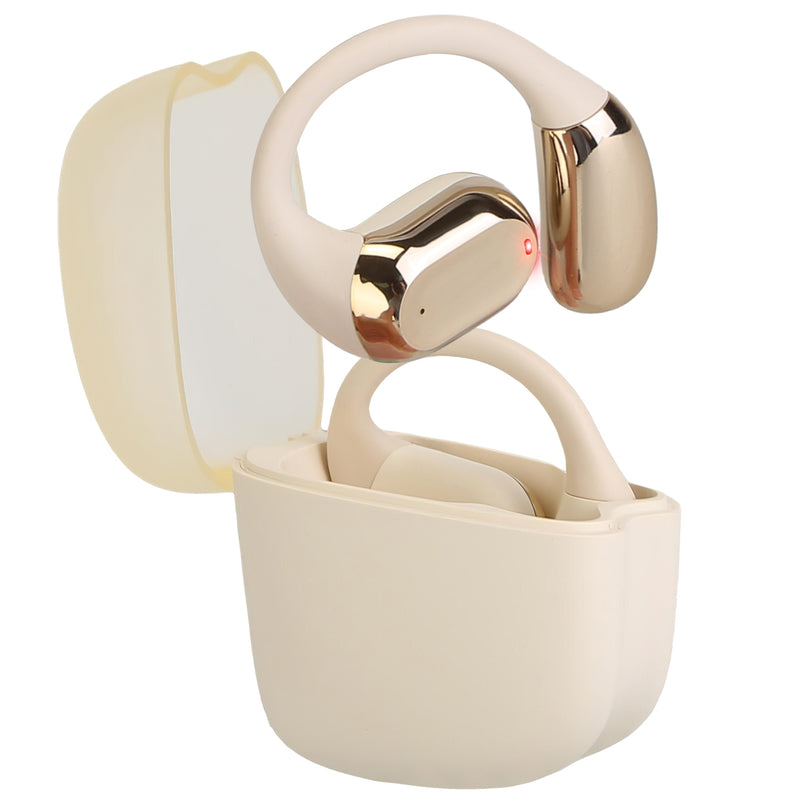 Open Ear Wireless Headphones with Charging Case and LED Display