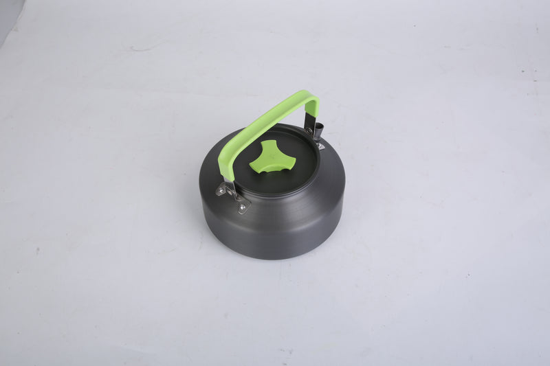 Camping Utensil Set – 16 Pieces with Pot, Pan, Kettle, and Accessories