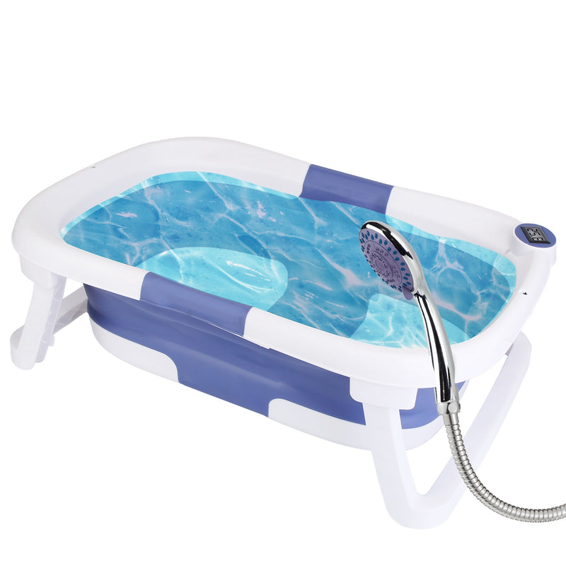 Portable Bathtub – Bathtub for Newborns and Toddlers with Easy Drain