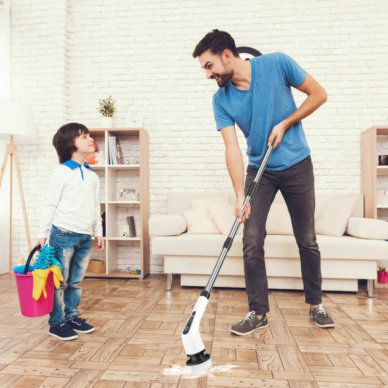 Portable Electric Spin Scrubber – Deep Cleaning for Tub, Floor, and Tiles