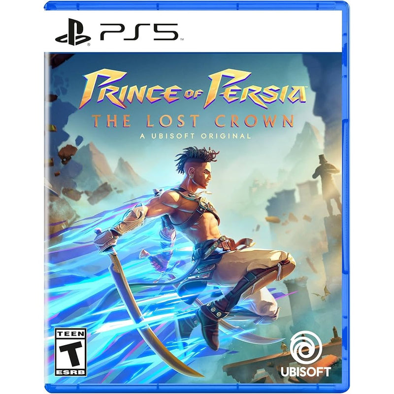 Videojuego Prince of Persia The Lost Crown para PlayStation 5, imagen del empaque y arte del juego en la caja.