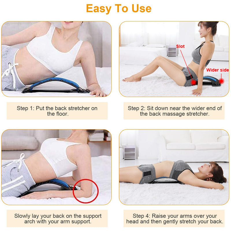Multi-Level Lumbar Support Stretcher – 96 Acupressure Points