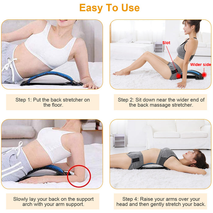 Multi-Level Lumbar Support Stretcher – 96 Acupressure Points