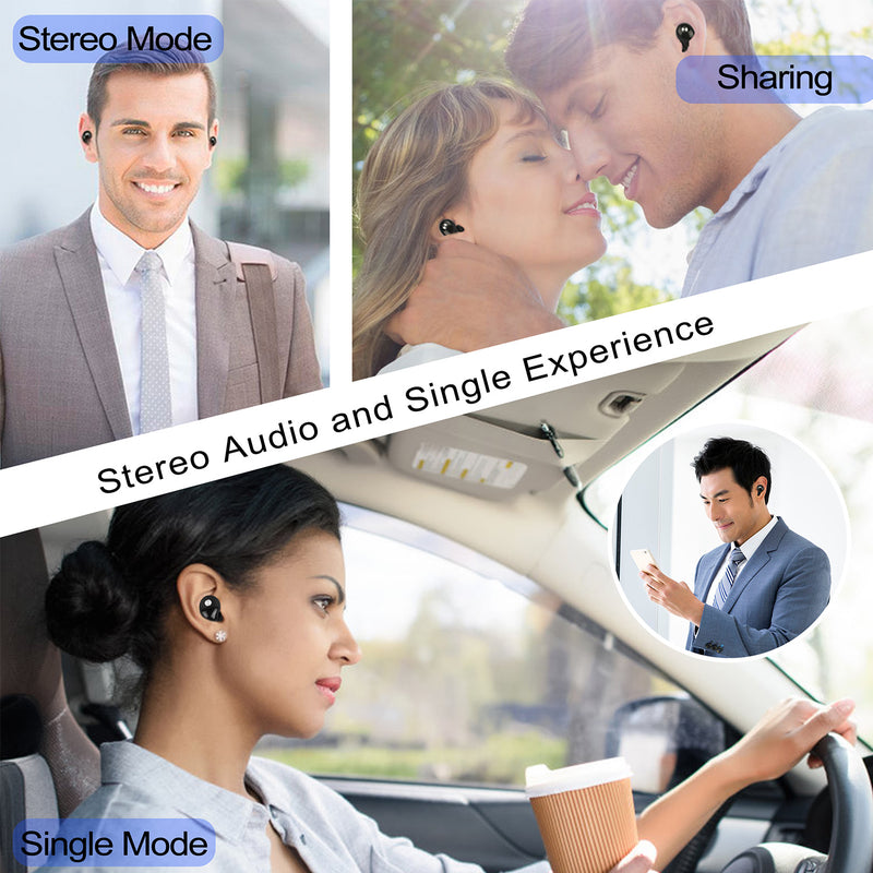 TWS Wireless Earphones V4.2 – IPX4 Stereo with Microphone and Magnetic Case