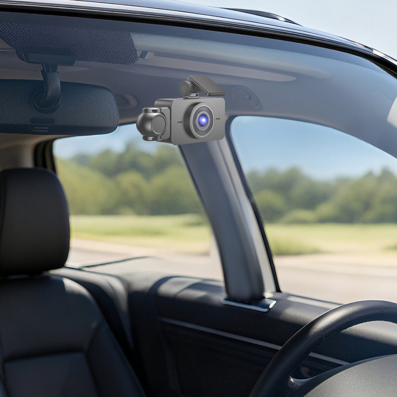 3-Channel Dashcam – Full HD 1080P with WiFi and Night Vision