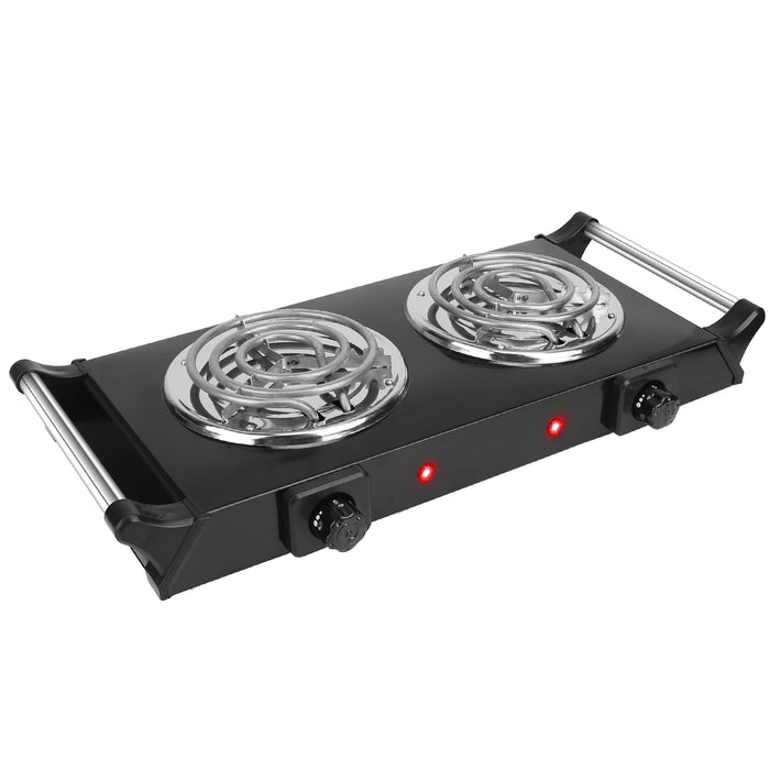 2000W Double Electric Burner – 5 Temperature Levels