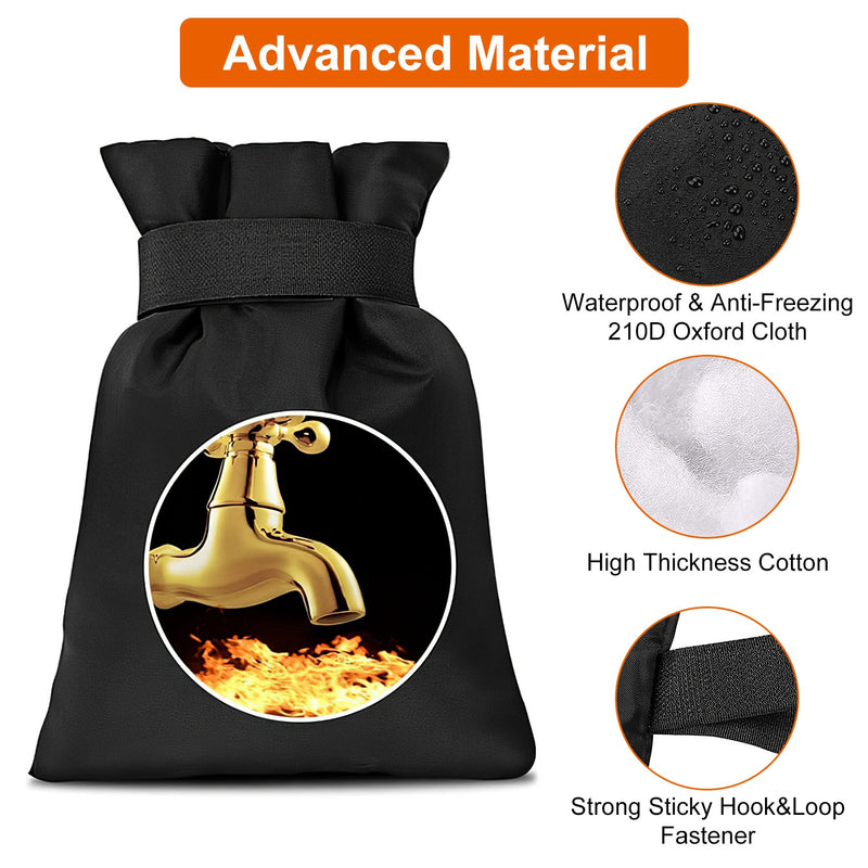 Outdoor Faucet Covers – 4 Pack Anti-freeze