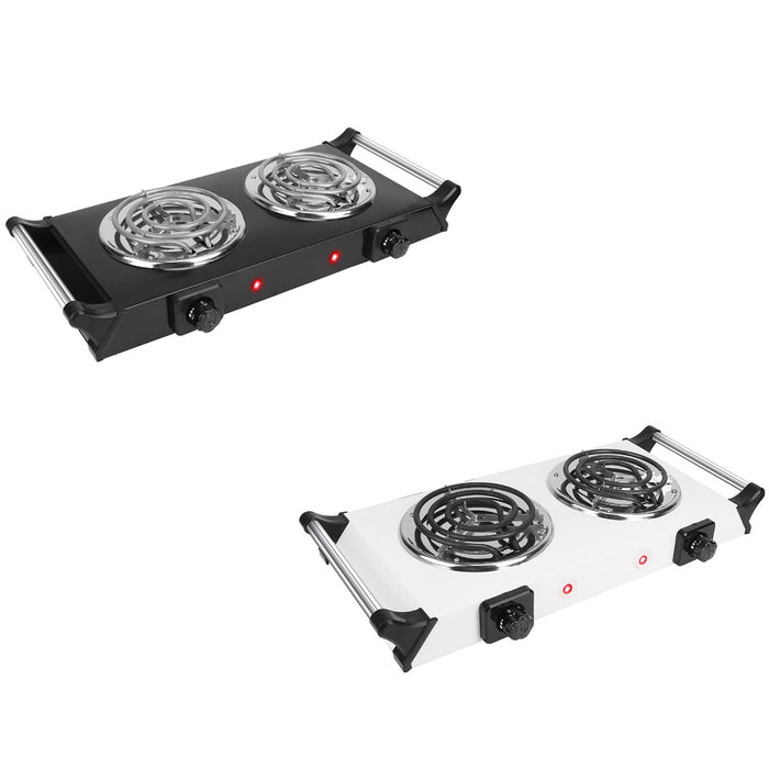 2000W Double Electric Burner – 5 Temperature Levels