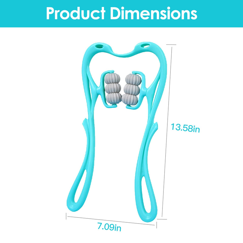 Multifunctional Massager Roller – For Neck, Thighs, and Feet, 360 Rotation