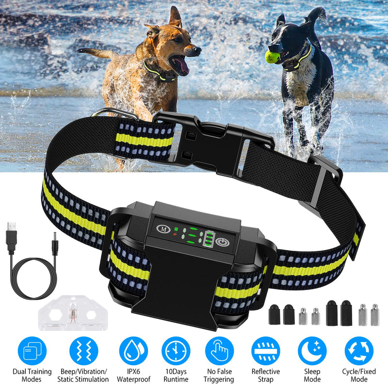 Dog Training Collar – Automatic Bark Control with 6 Intensity Levels