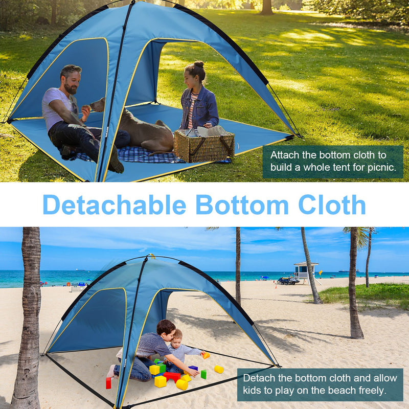 Beach Tent for 4–6 People – UPF50+ Waterproof
