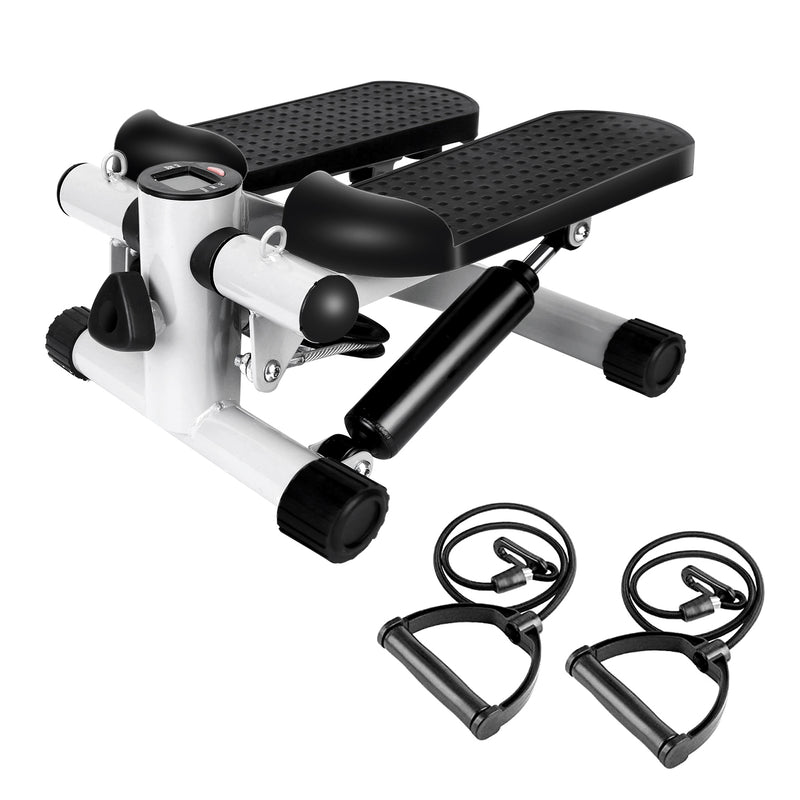 Compact Fitness Stepper – Step Machine with Bands and LCD Display