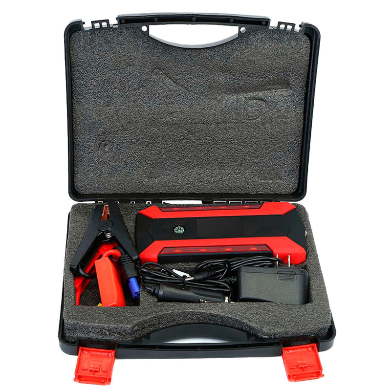 12V Car Battery Charger - 28000mAh with 4-Mode LED Flashlight