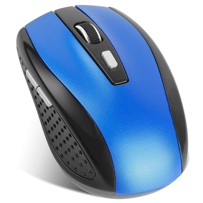Wireless Optical Mouse - 6 Programmable Buttons for Computer and MacBook