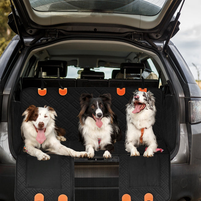 Rear Pet Seat Cover – Waterproof Hammock with Storage Pocket