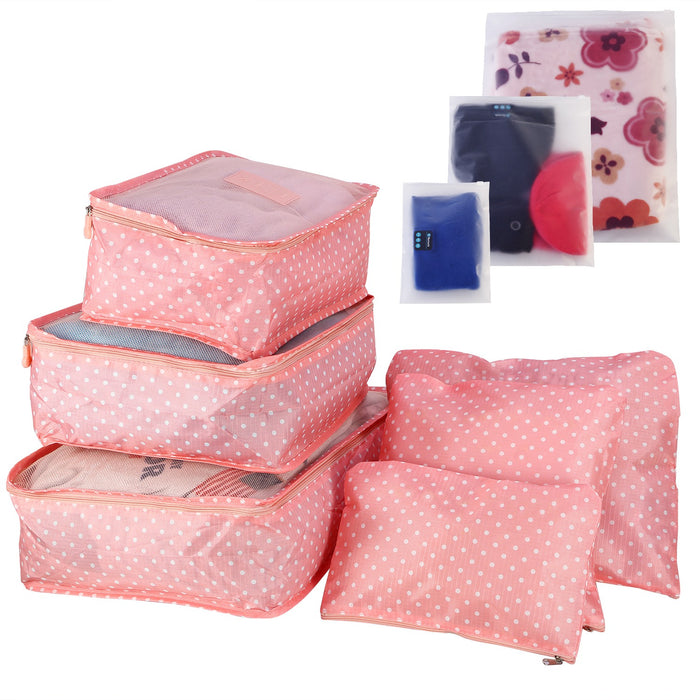 9-Piece Luggage Organizers - Waterproof Storage Bags for Clothes and Lingerie