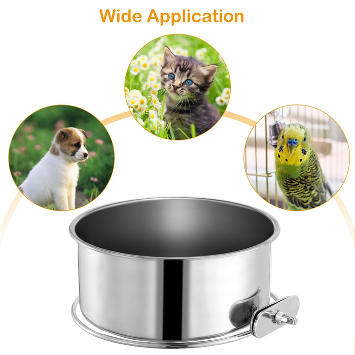 Stainless Steel Cage Feeder – With Clamp Holder