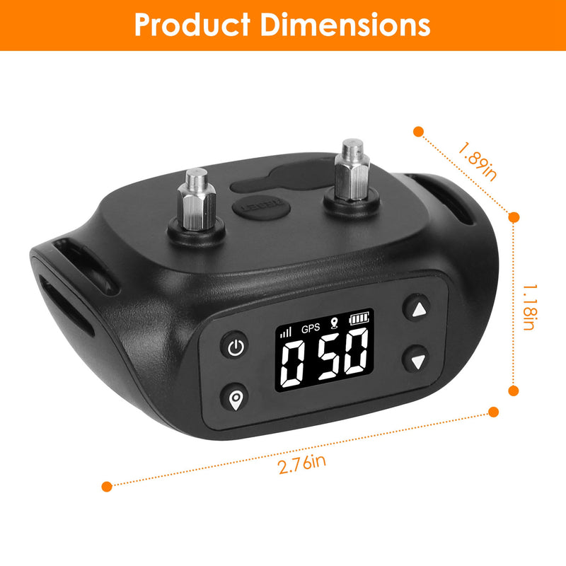 GPS Dog Collar - 2-in-1 Tracker and Wireless Fence