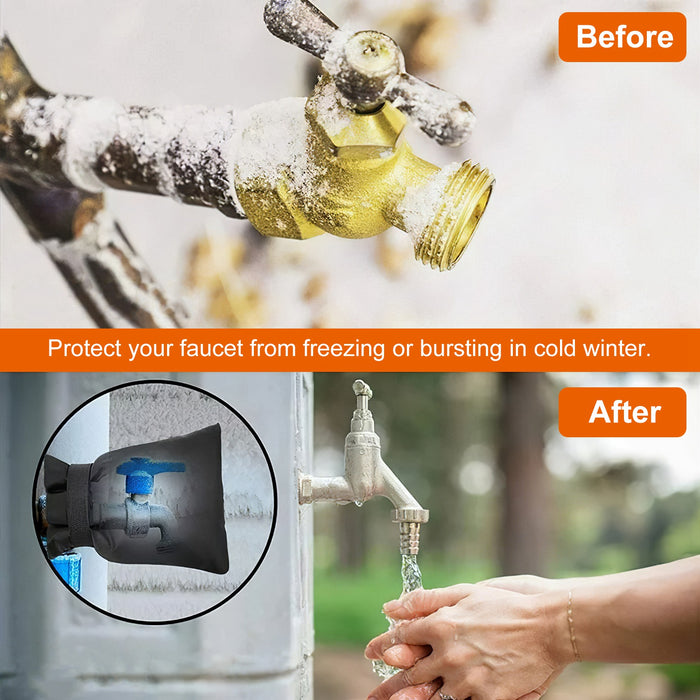 Outdoor Faucet Covers – 4 Pack Anti-freeze