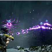 Videojuego Returnal para PlayStation 5, caja con arte y título visible, desarrollado por 0004.