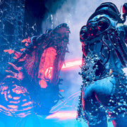 Videojuego Returnal para PlayStation 5, imagen del packaging del juego en la caja de PS5, arte y detalles del juego Returnal.