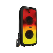 Bocina inalámbrica Klip Xtreme KLS-662 en color negro, con botones de control y diseño compacto para sonido portátil.