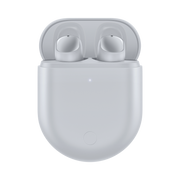 Audífonos Xiaomi Redmi Buds 3 Pro en color gris glaciar, inalámbricos, con estuche de carga y diseño compacto.