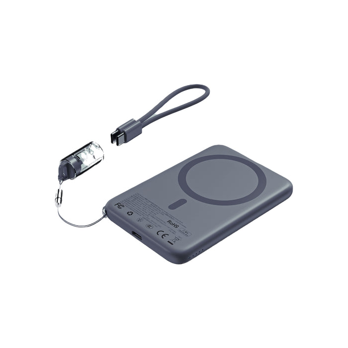 Mini Batería Portátil 5000 mAh 20 Watts con Carga Inalámbrica Choetech B861