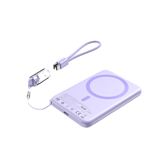 Mini Batería Portátil 10000 mAh 22.5 Watts con Carga Inalámbrica Choetech B862