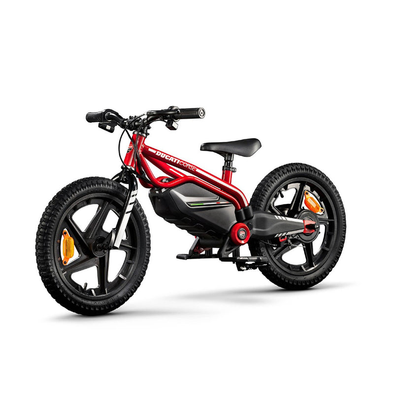 Patines eléctricos para niños Ducati E-Moto de la marca 0001, con diseño colorido y estructura resistente para diversión segura.