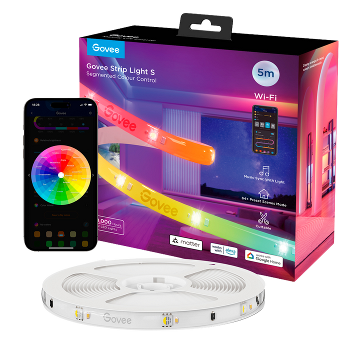 Tira de luces LED inteligente Govee Strip Light S H612A