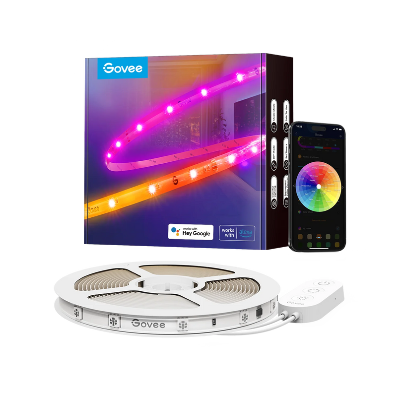 Tira de luces LED inteligente Govee RGBIC H619A