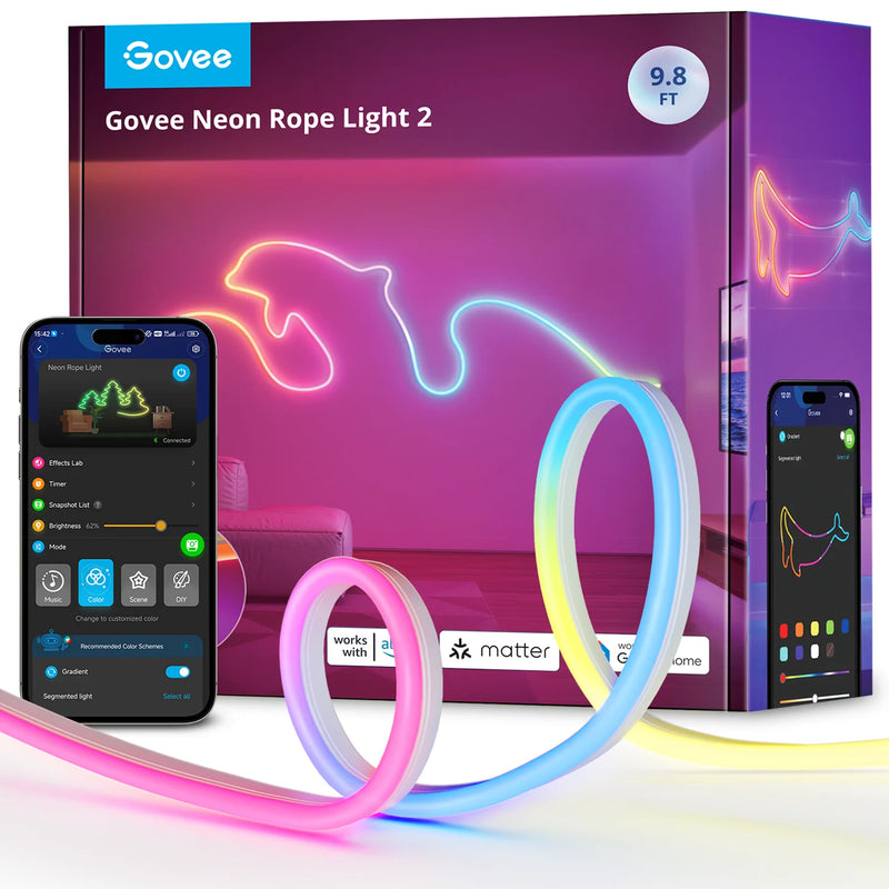 Govee Neon Rope Light 2 H61D3 Smart LED Strip