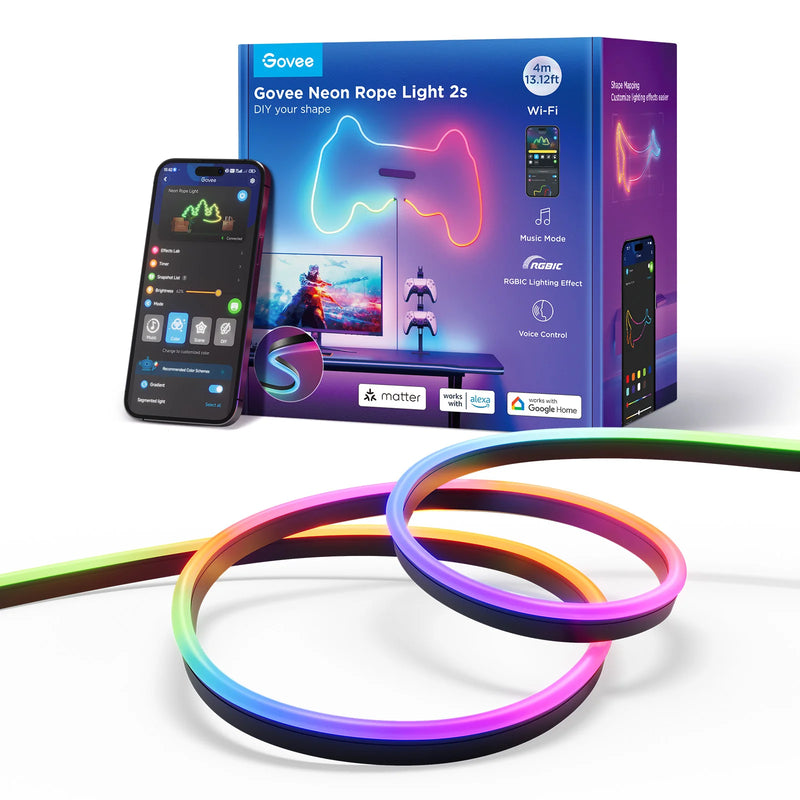 Govee Neon Rope Light 2s H61D4 Smart LED Strip