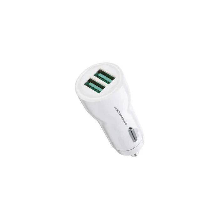 6 Unidades de Cargador Dual de Auto 12W Kominic