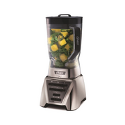 Licuadora Oster Xpert Series con vaso de Tritan, electrodoméstico de cocina para preparar smoothies y salsas, en color negro.