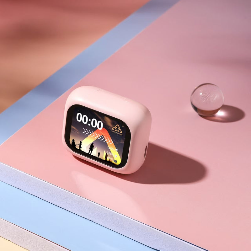 Three Peaches ST3 Wireless Earbuds with Touchscreen Display