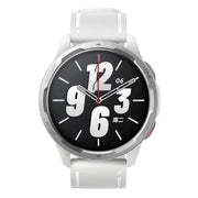 Reloj inteligente Xiaomi Mi S1 Active con pantalla de 1.43 pulgadas en color blanco y diseño moderno.
