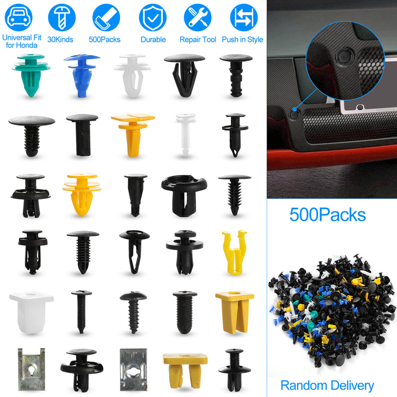 500 Bumper Clips Set – 30 Universal Types