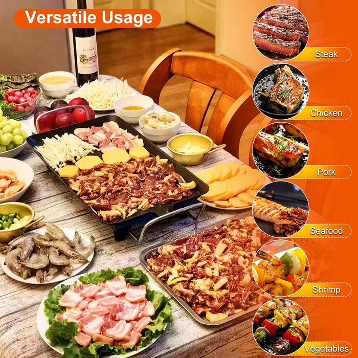 Portable Electric Grill – 1500W with 5 Temperature Settings