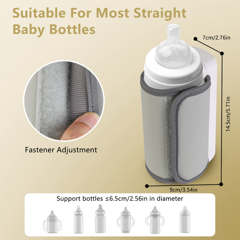 Portable Bottle Warmer – Milk and Formula Warmer with 6 Temperature Settings