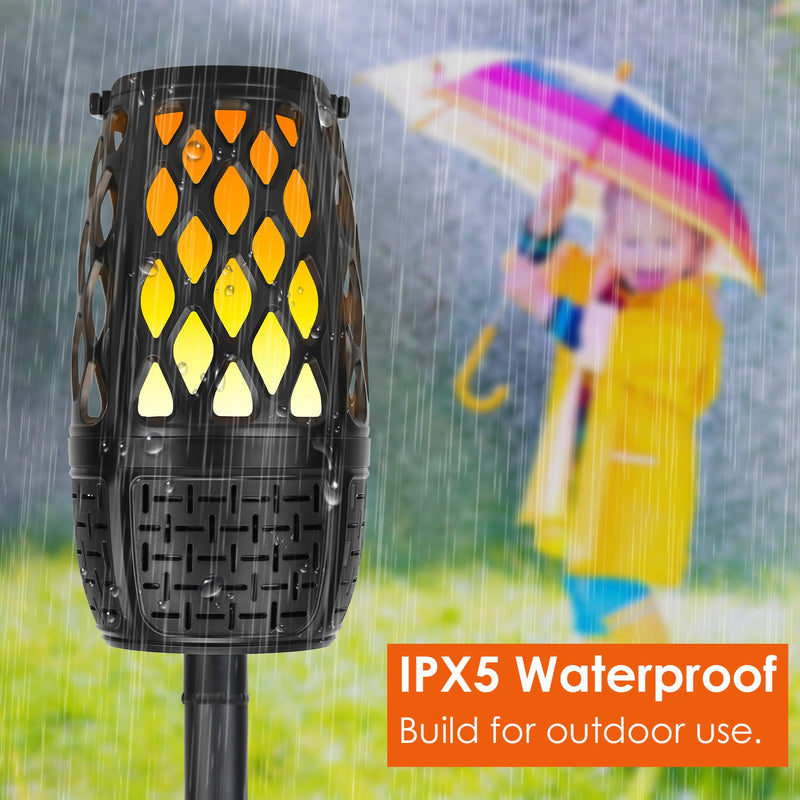 Outdoor Speaker with Flame Light – Bluetooth 5.3, IPX5