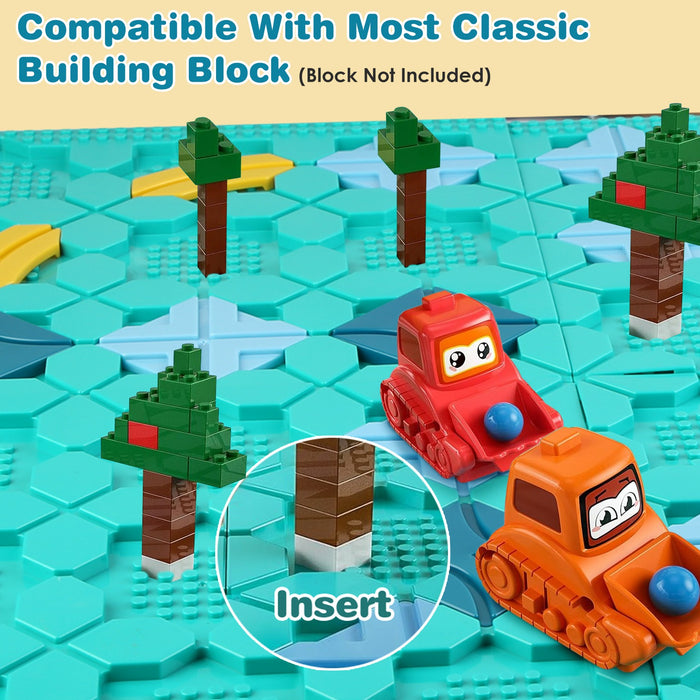Children's Educational Game – Montessori Path Builder Logic Puzzle STEM