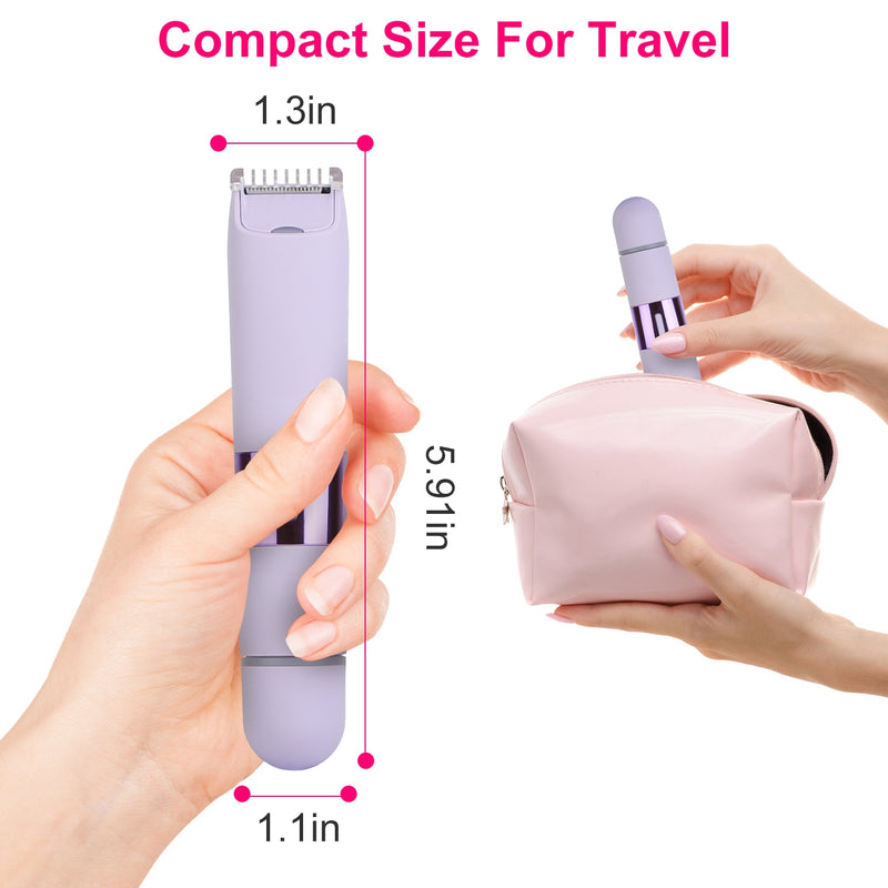 Women's Body Shaver – Cordless Dual-Head Trimmer for Bikini and Underarms