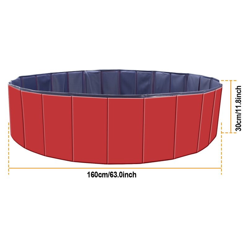Pet Bathtub - 160cm PVC Pool for Dogs and Cats